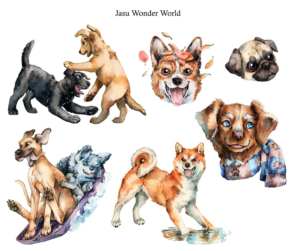 Dog Sticker Set Image
