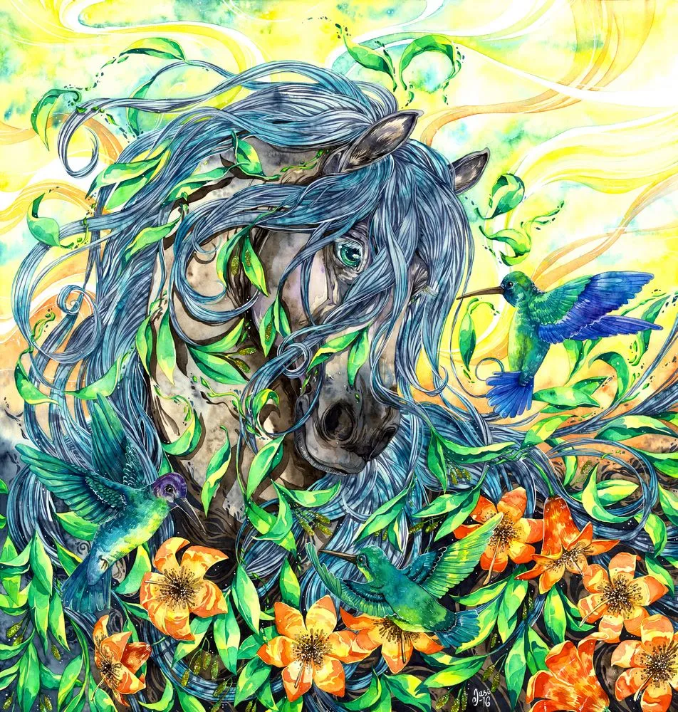 Original Painting - Evening Breeze