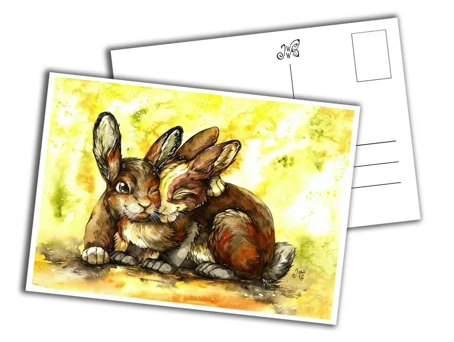 Card - Bunny Friends
