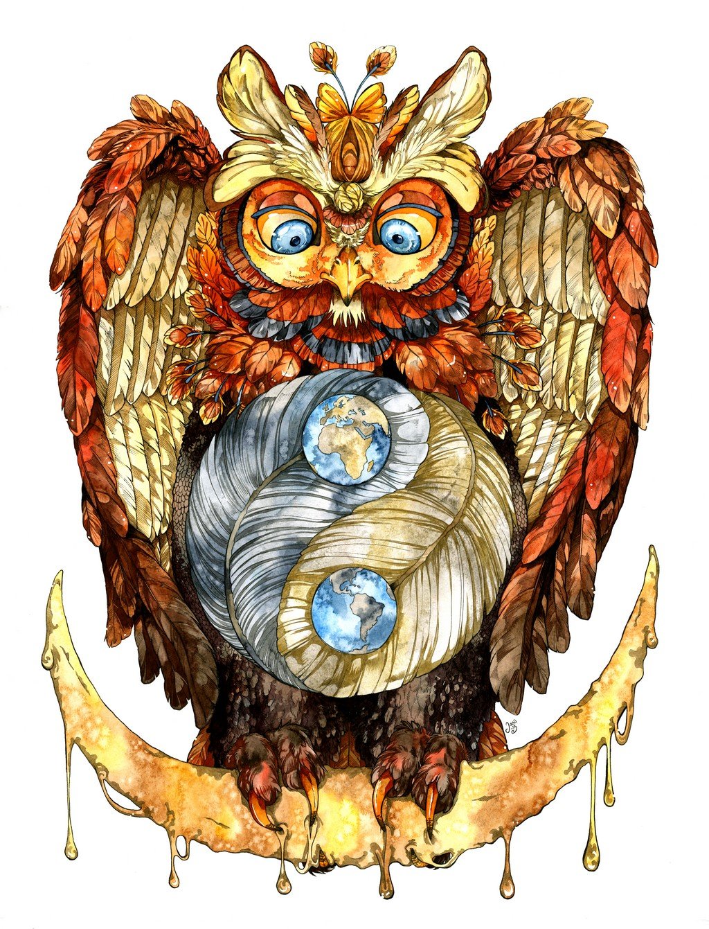 Original Painting - The Observer