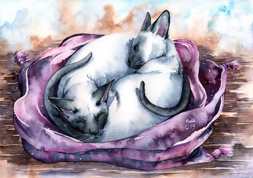 Print - Snuggled Up