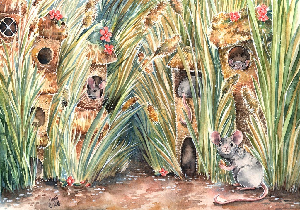 Print - Mouse Town