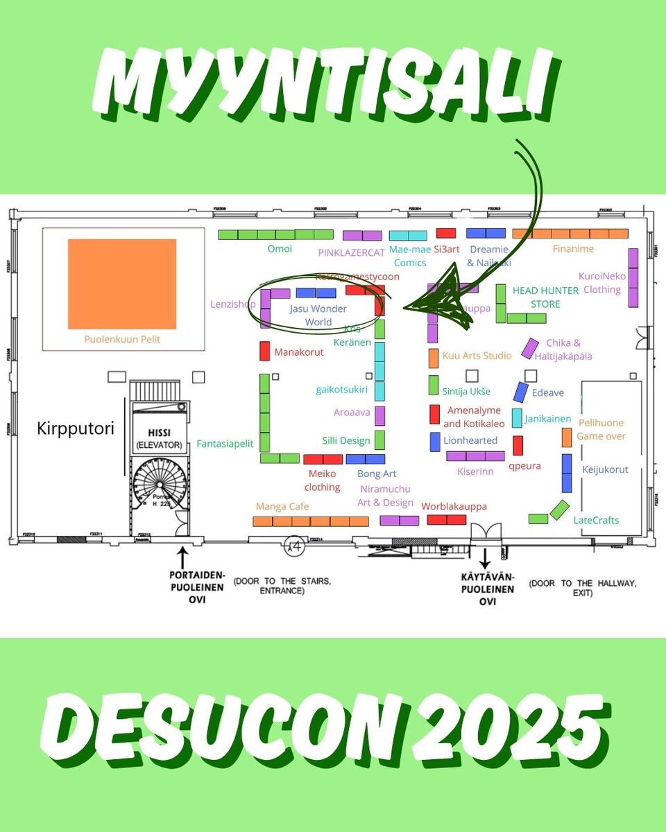 It's been three years since I attended Desucon! This weekend the event enjoys the honor of having me as a guest once more. 😜 See you there!