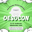 It's been three years since I attended Desucon! This weekend the event enjoys the honor of having me as a guest once more. 😜 See you there!