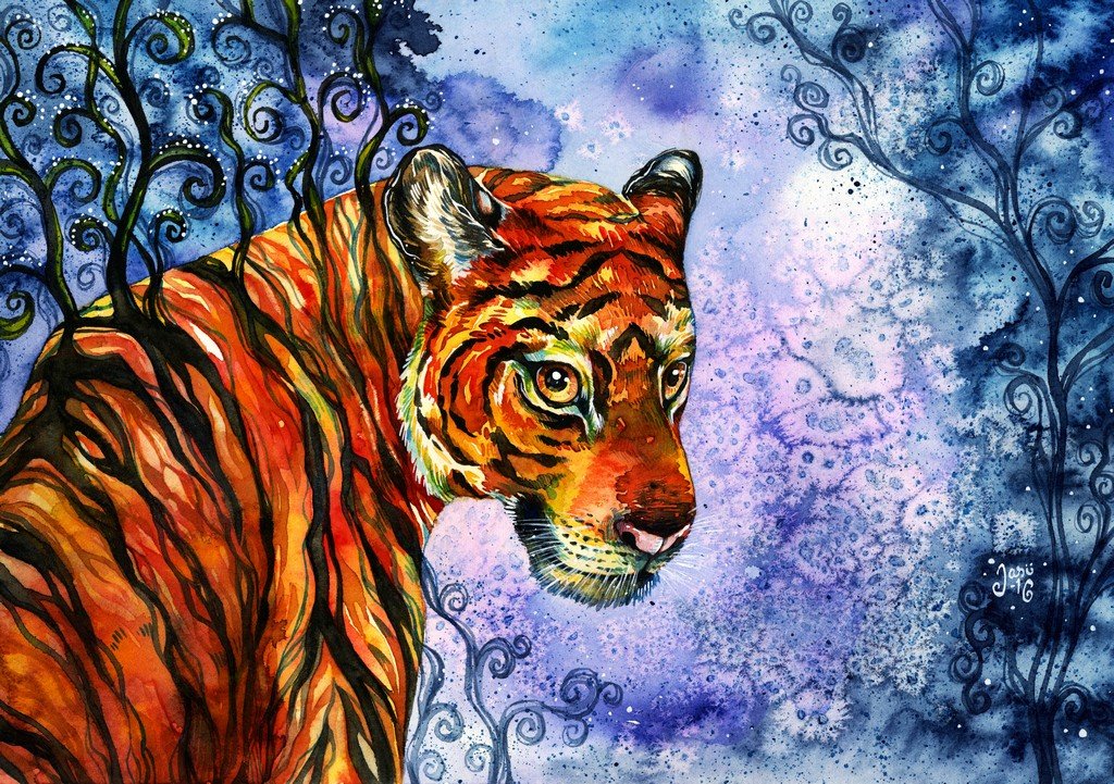 Print - The Look of a Tiger