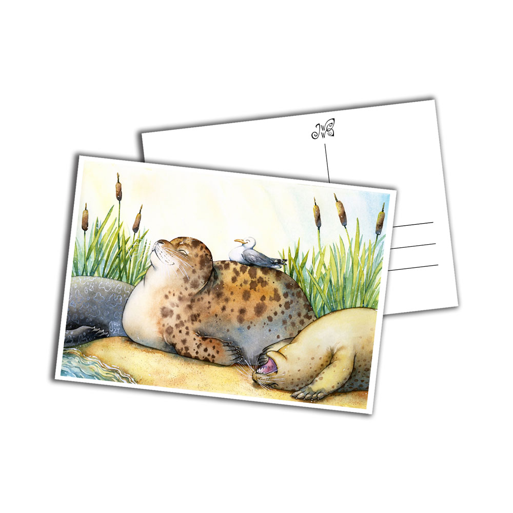 Card - Chilling on the Beach