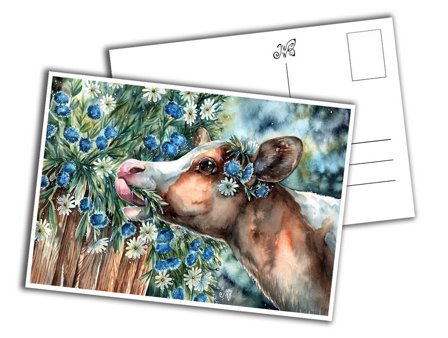 Card - Cute Calf