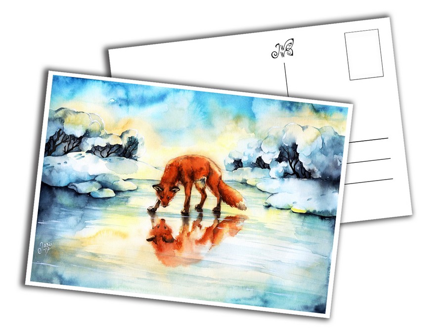 Card - Fox on Ice