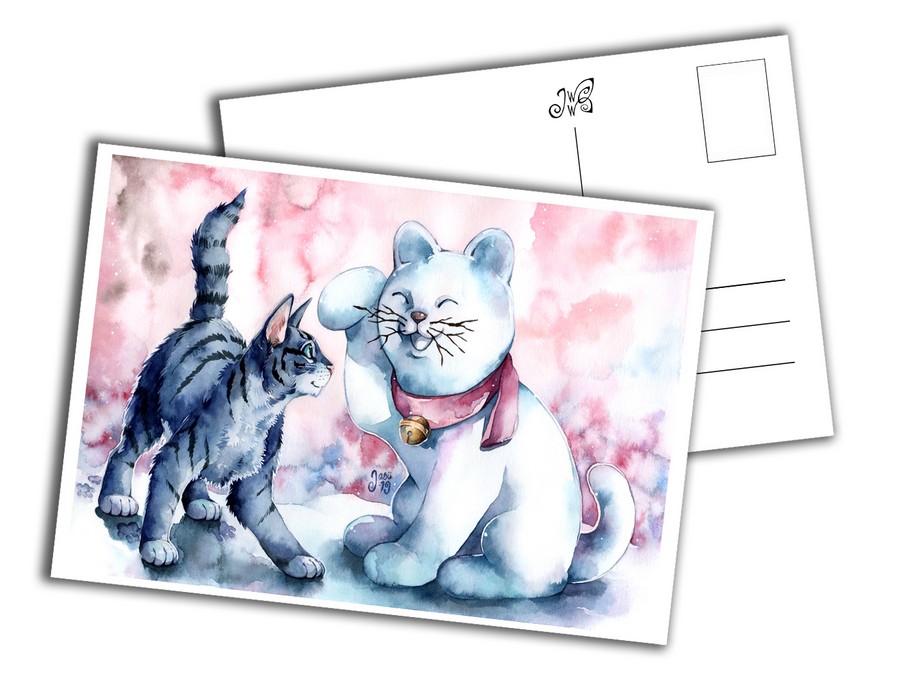 Card - Cat in Winter