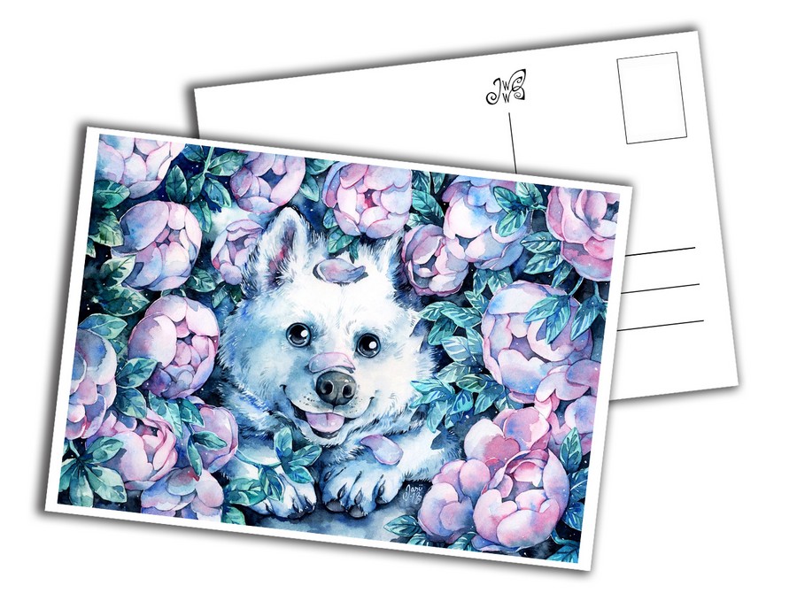 Card - Samoyed