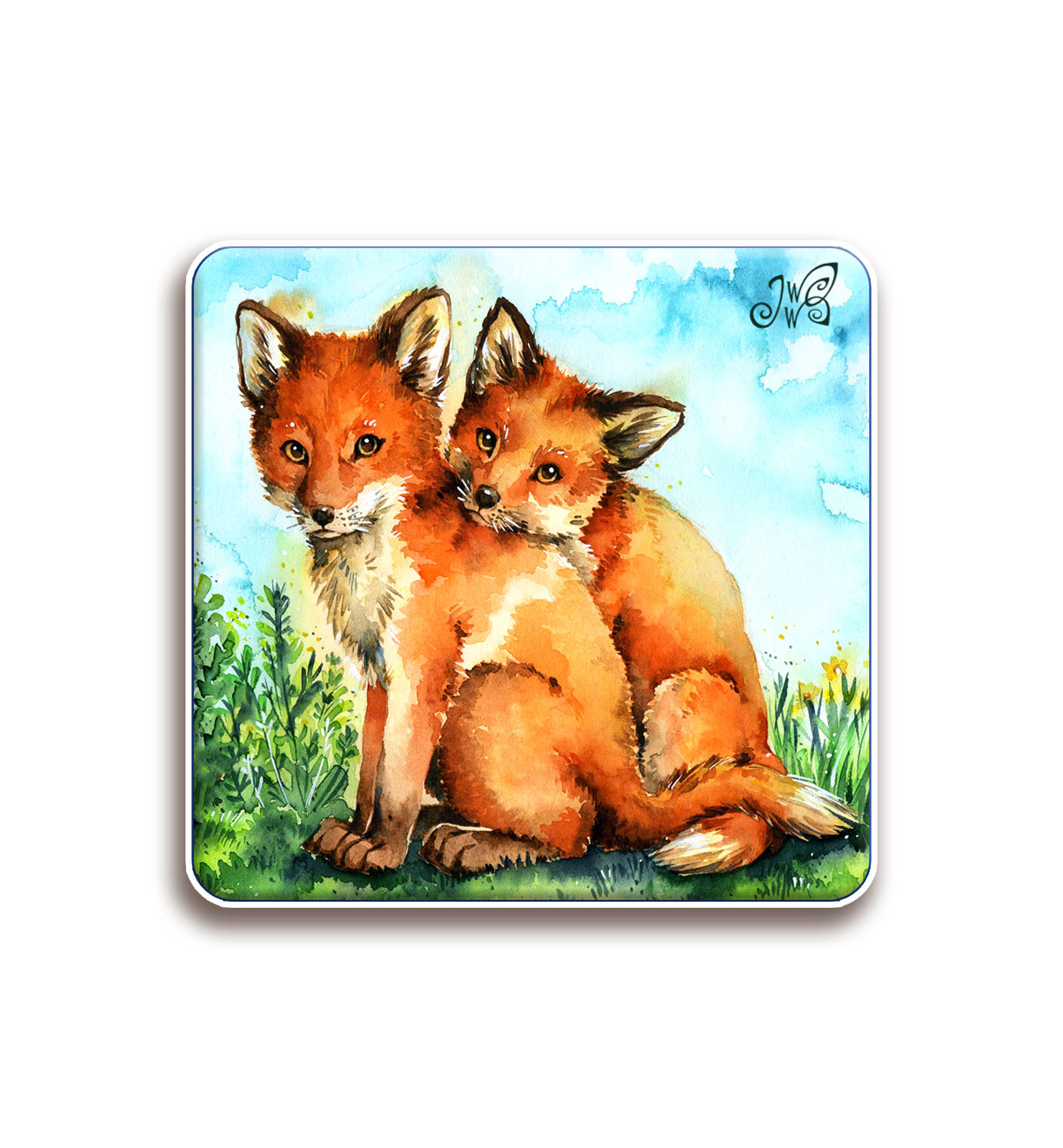 Magnet - Fox Pups