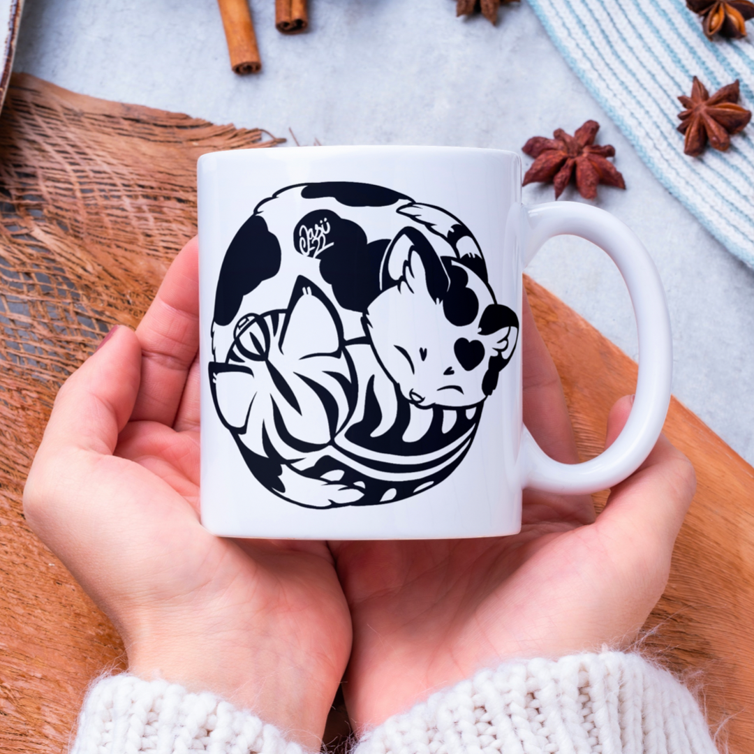 Mug - Snuggled Up Kittens