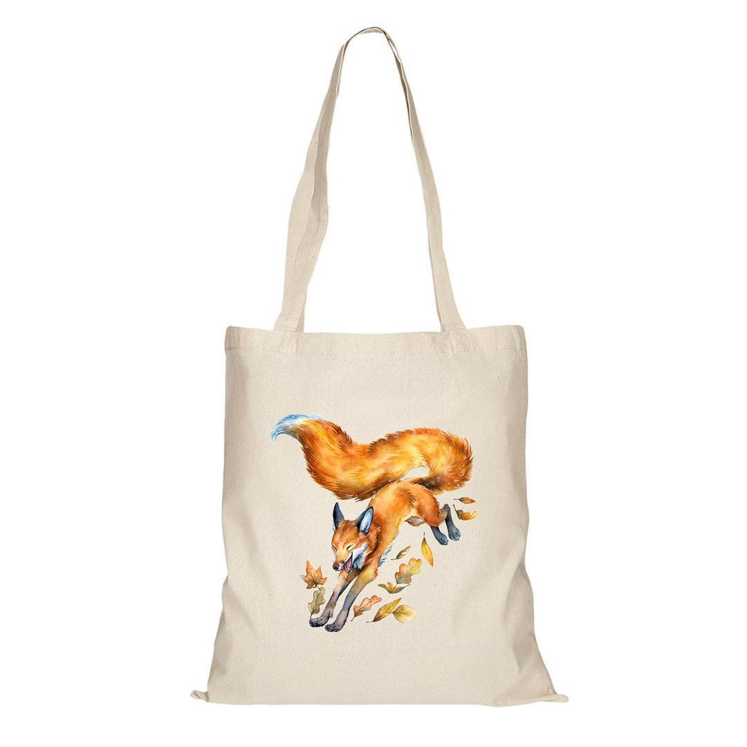 Shopping Bag - Playful Fox