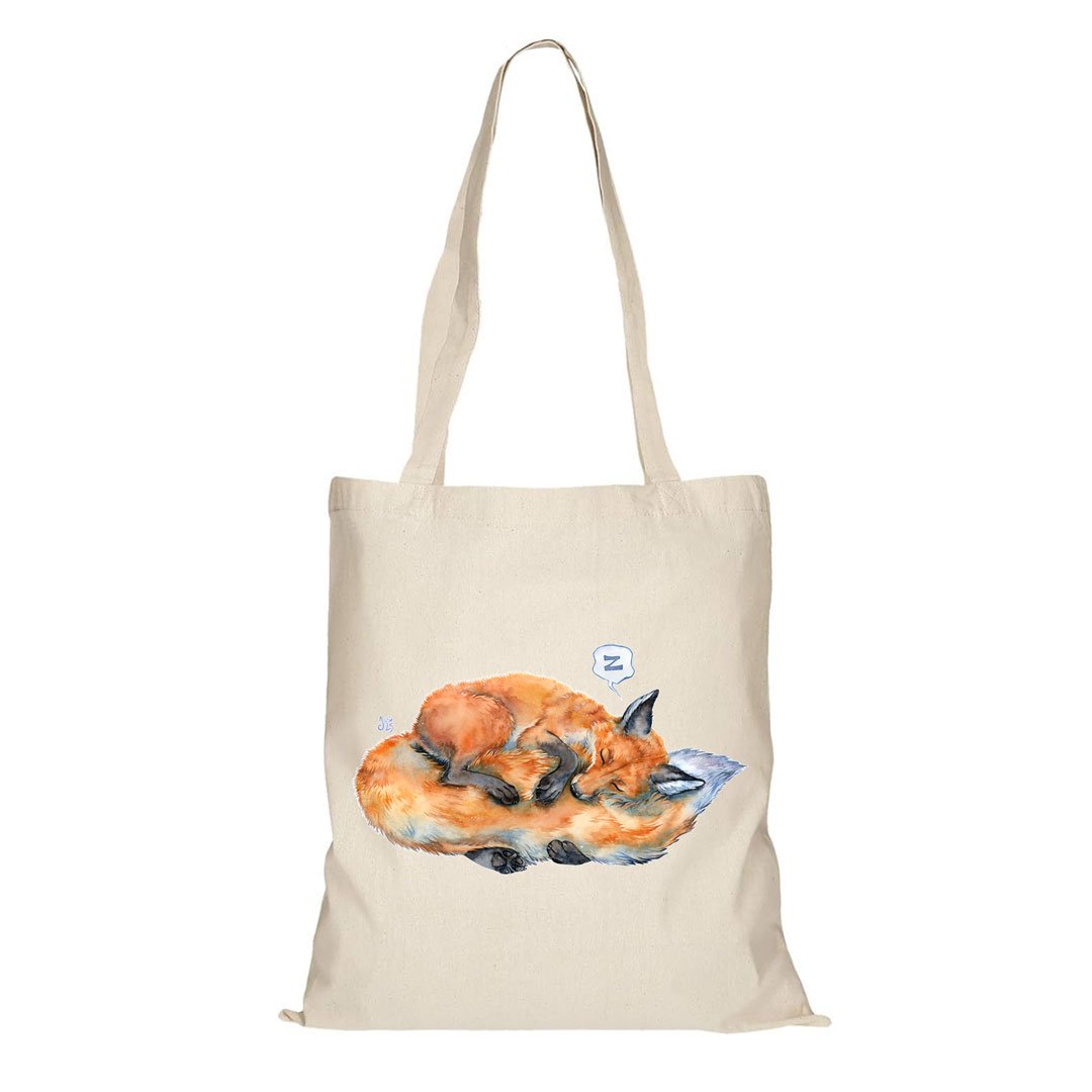 Shopping Bag - Sleeping Fox