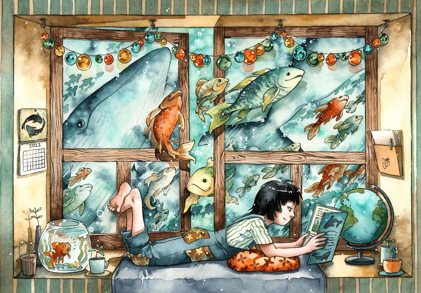 Print - Ocean Behind the Window Print - Ocean Behind the Window