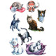 Sticker Set - Cats
