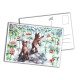 Card - Bear Cubs Catching Fish