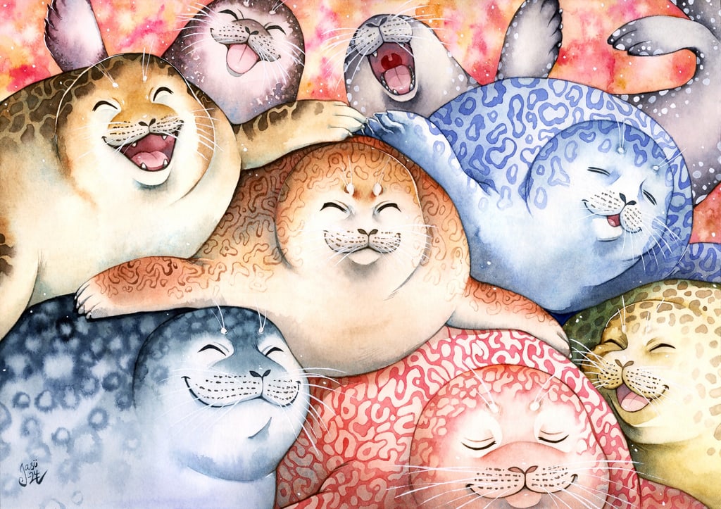 Happy Seal Huddle