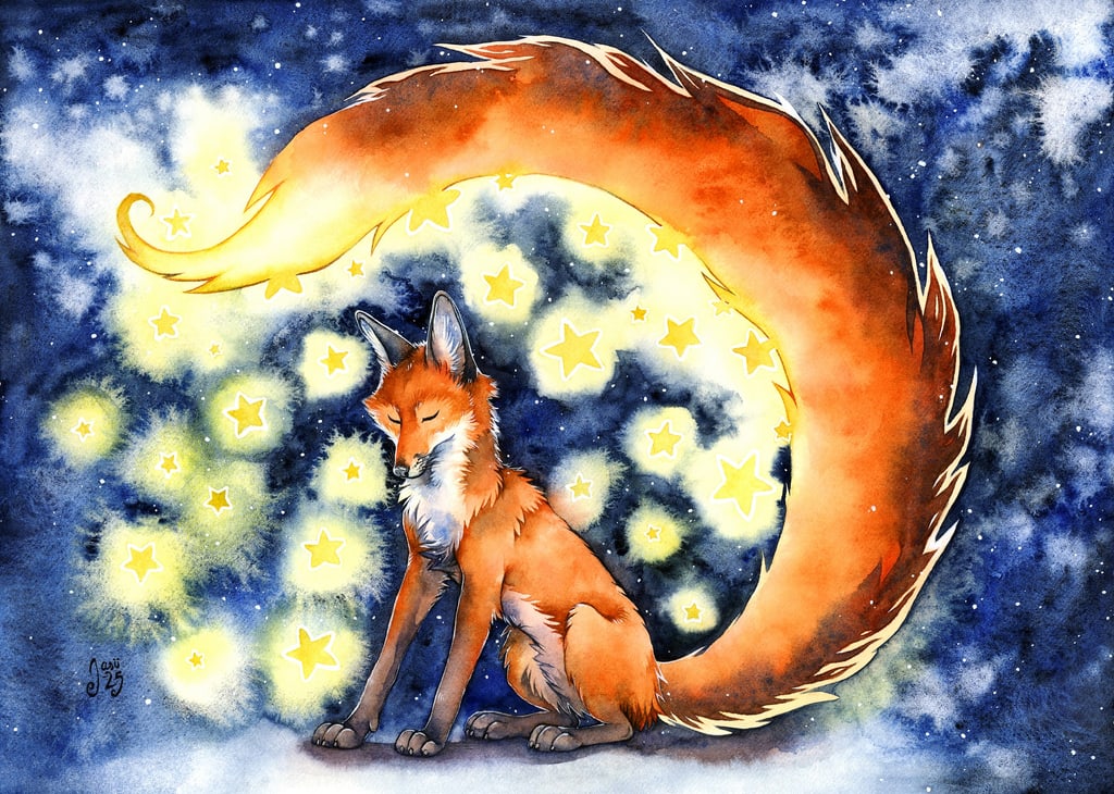 Starry Moon Fox