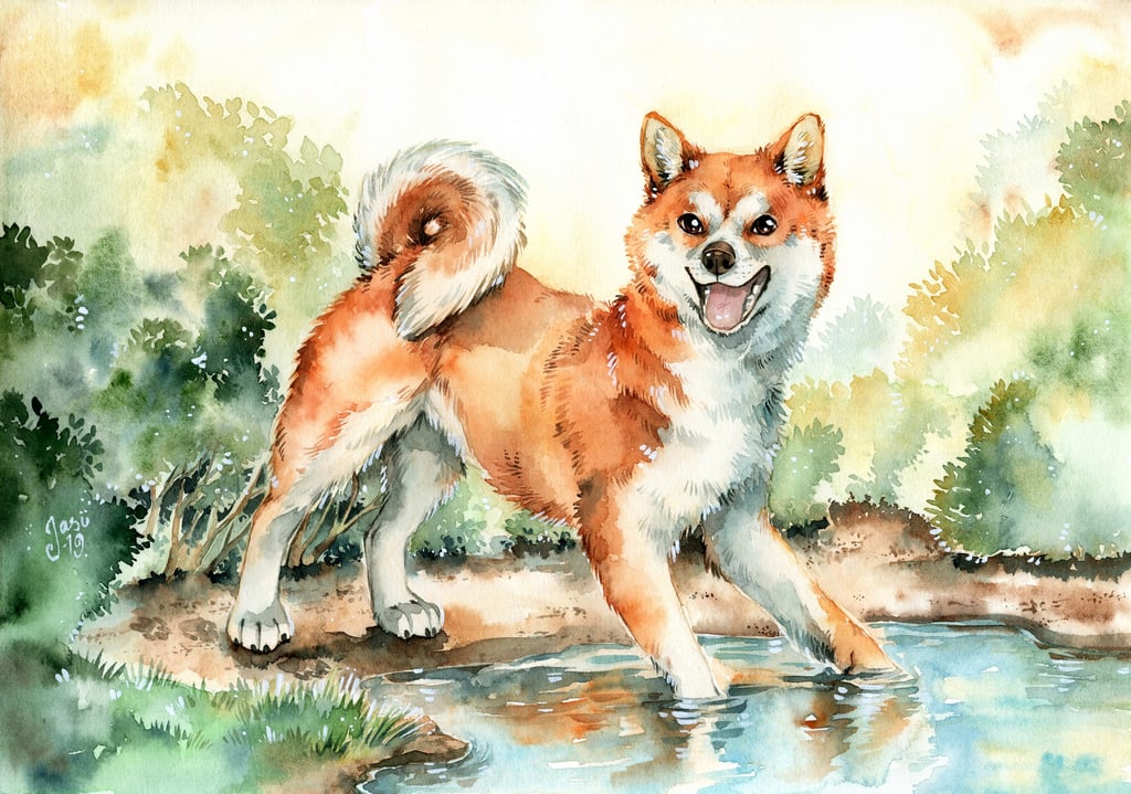 Happy Shiba