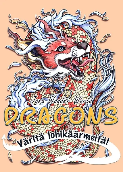 Lohikäärmeet - värityskirja lapsille
