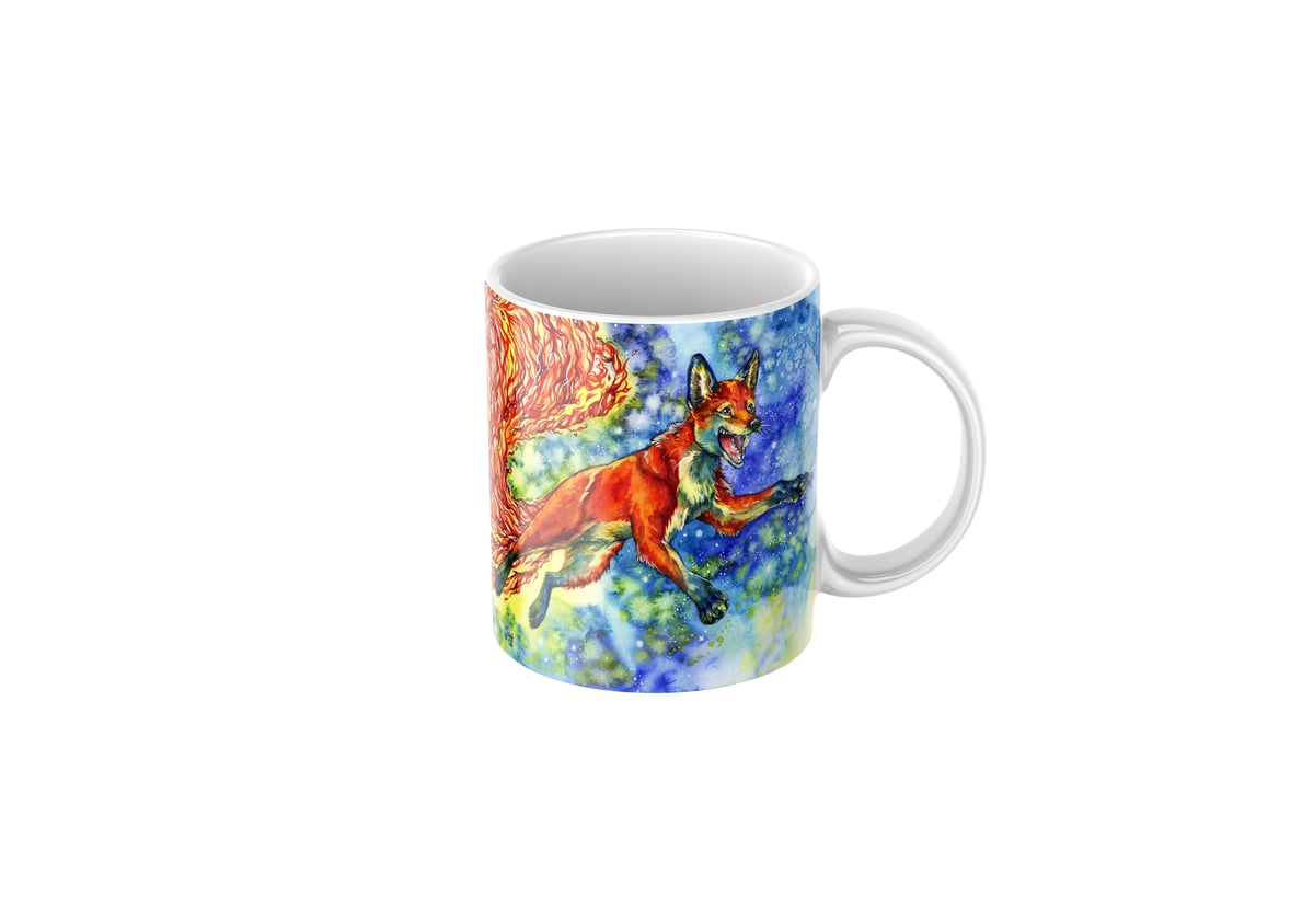 Leaping Fire Fox