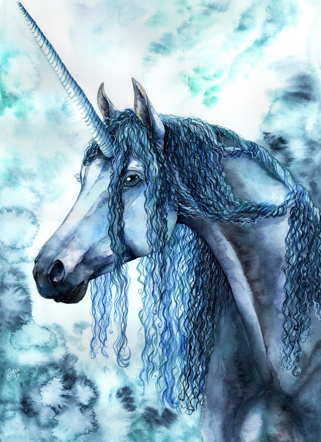 Unicorn of the Blue Mist
