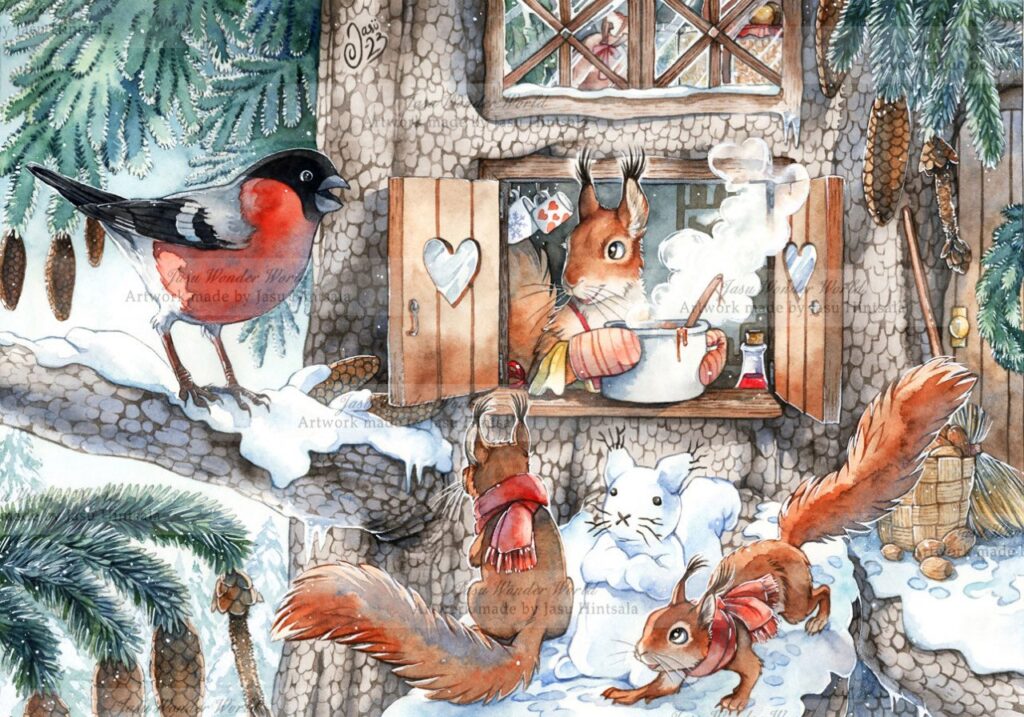JWW 2024 Calendar - All the Squirrels