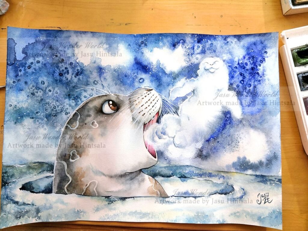 All the Seals! - 2025 Calendar illustrations
