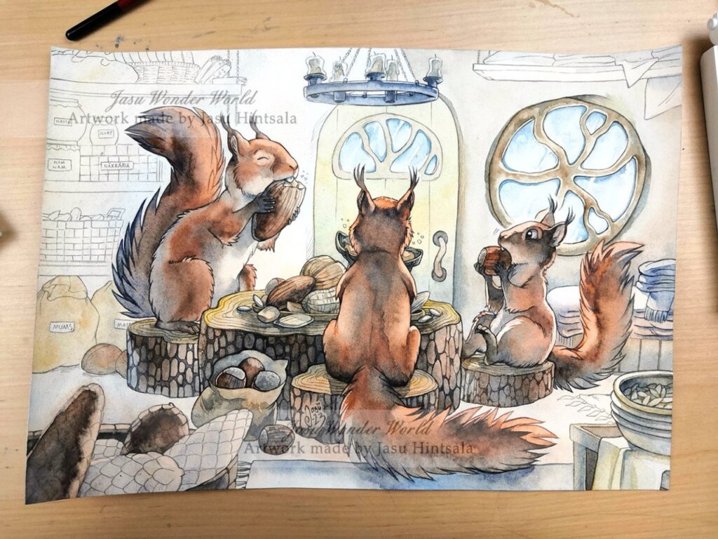 JWW 2024 Calendar - All the Squirrels