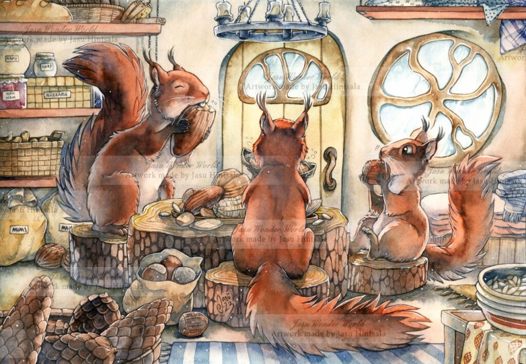 JWW 2024 Calendar - All the Squirrels