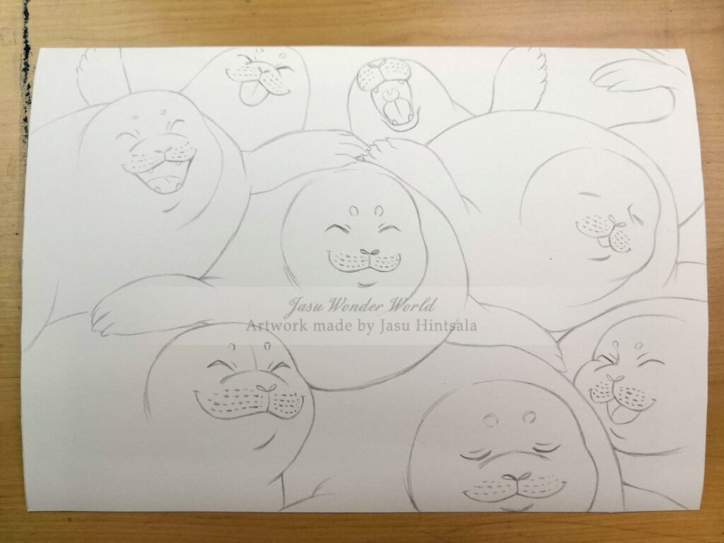 All the Seals! - 2025 Calendar illustrations