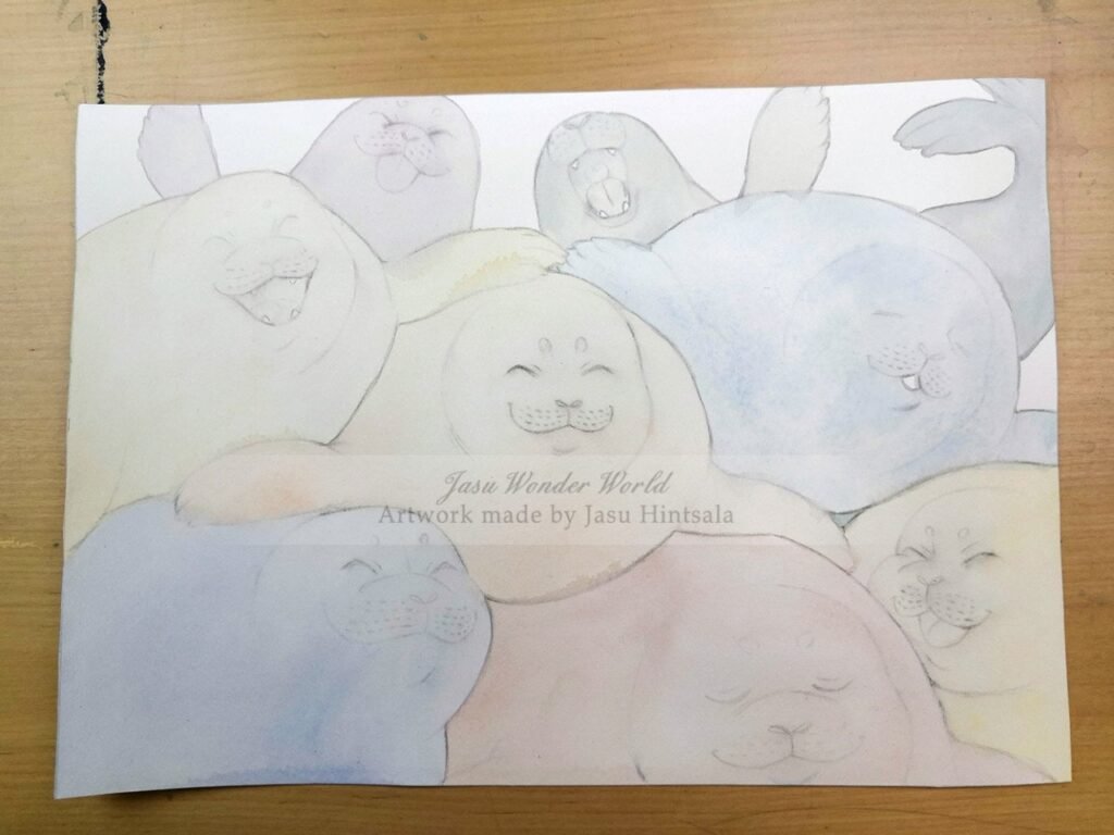 All the Seals! - 2025 Calendar illustrations