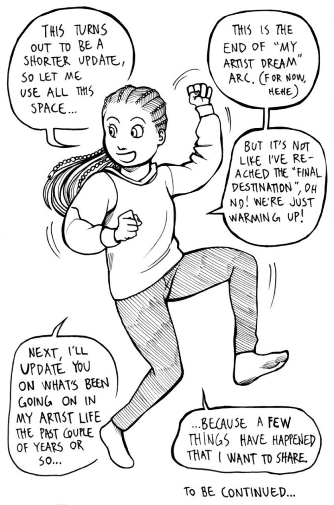 My Wonderful Artist Life Comic Diary - Part 16