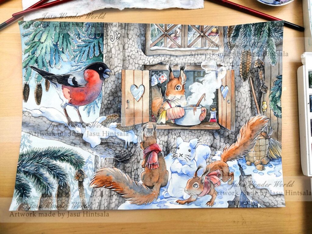 JWW 2024 Calendar - All the Squirrels
