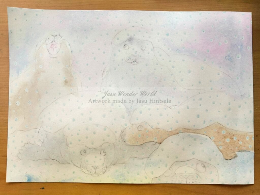 All the Seals! - 2025 Calendar illustrations