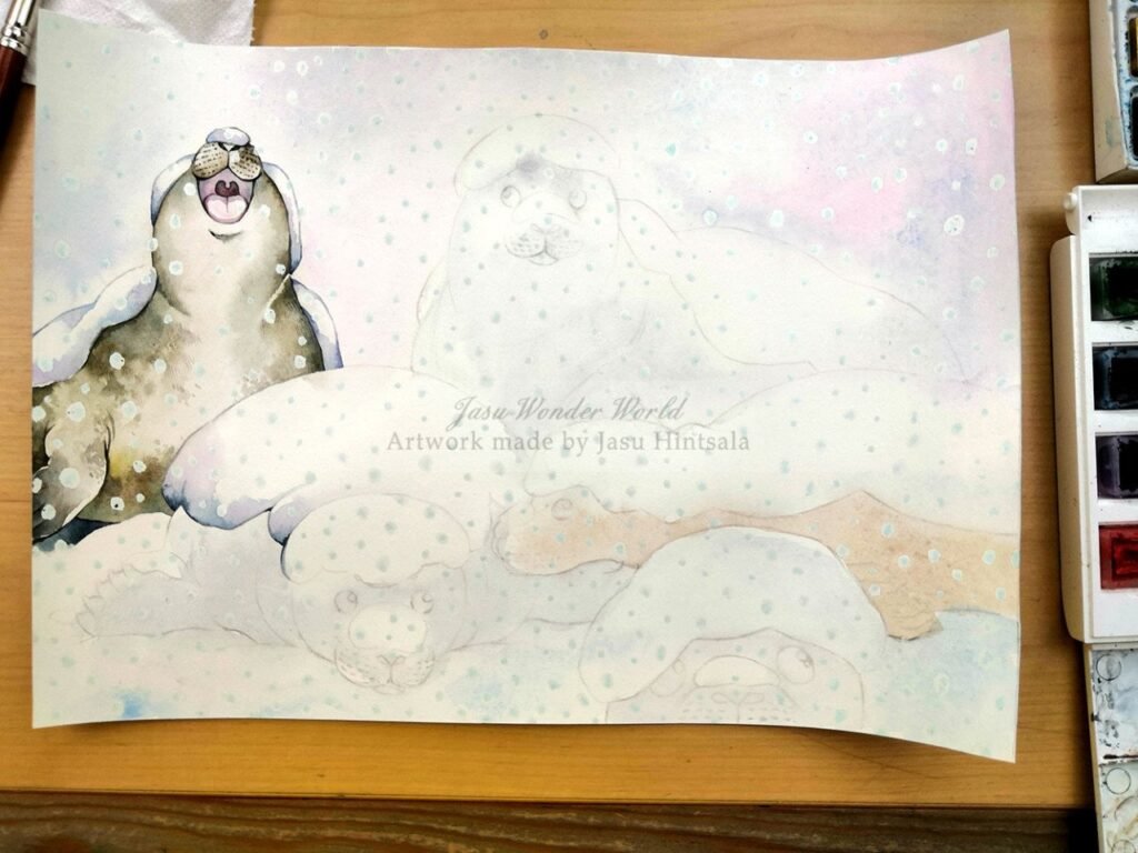 All the Seals! - 2025 Calendar illustrations