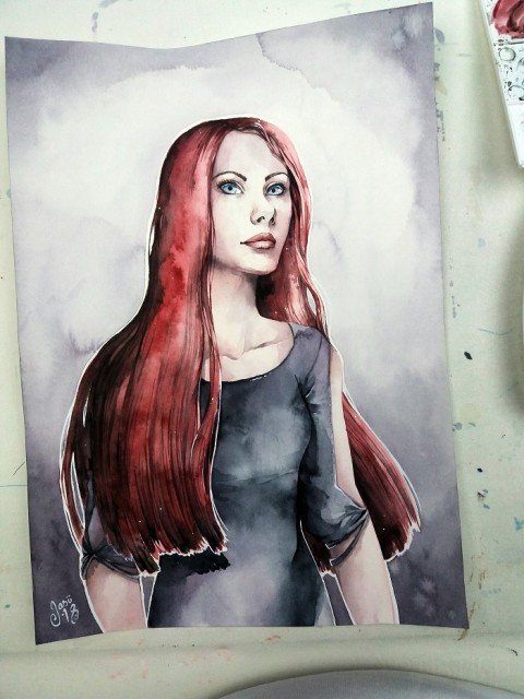 I needed to paint this commission three times to be satisfied...