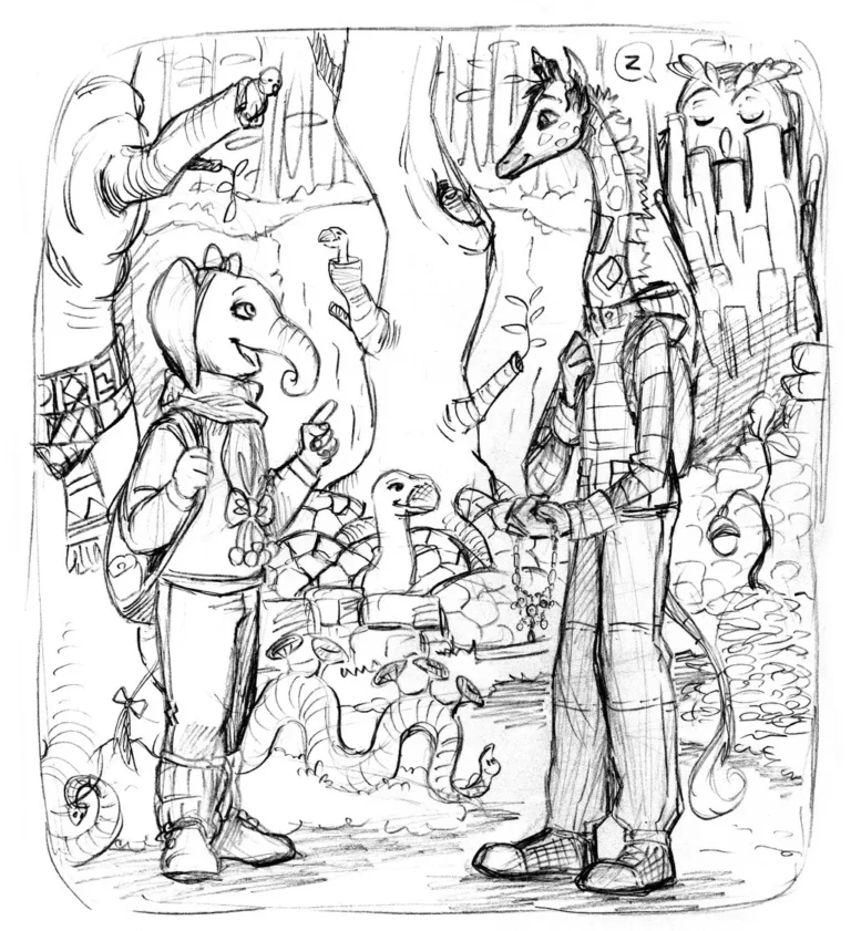 Sketch 35 - Book Illustrations
