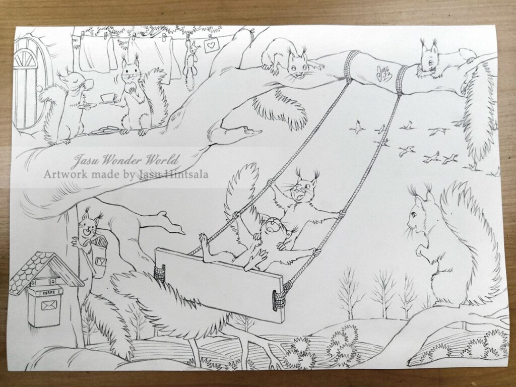 JWW 2024 Calendar - All the Squirrels