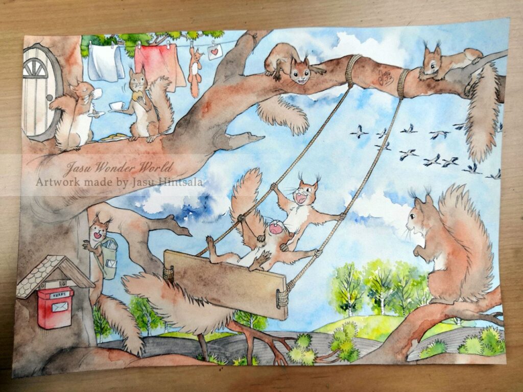 JWW 2024 Calendar - All the Squirrels