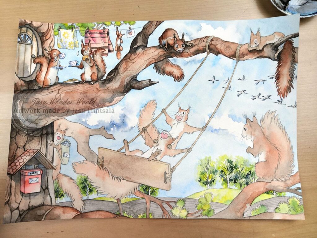 JWW 2024 Calendar - All the Squirrels