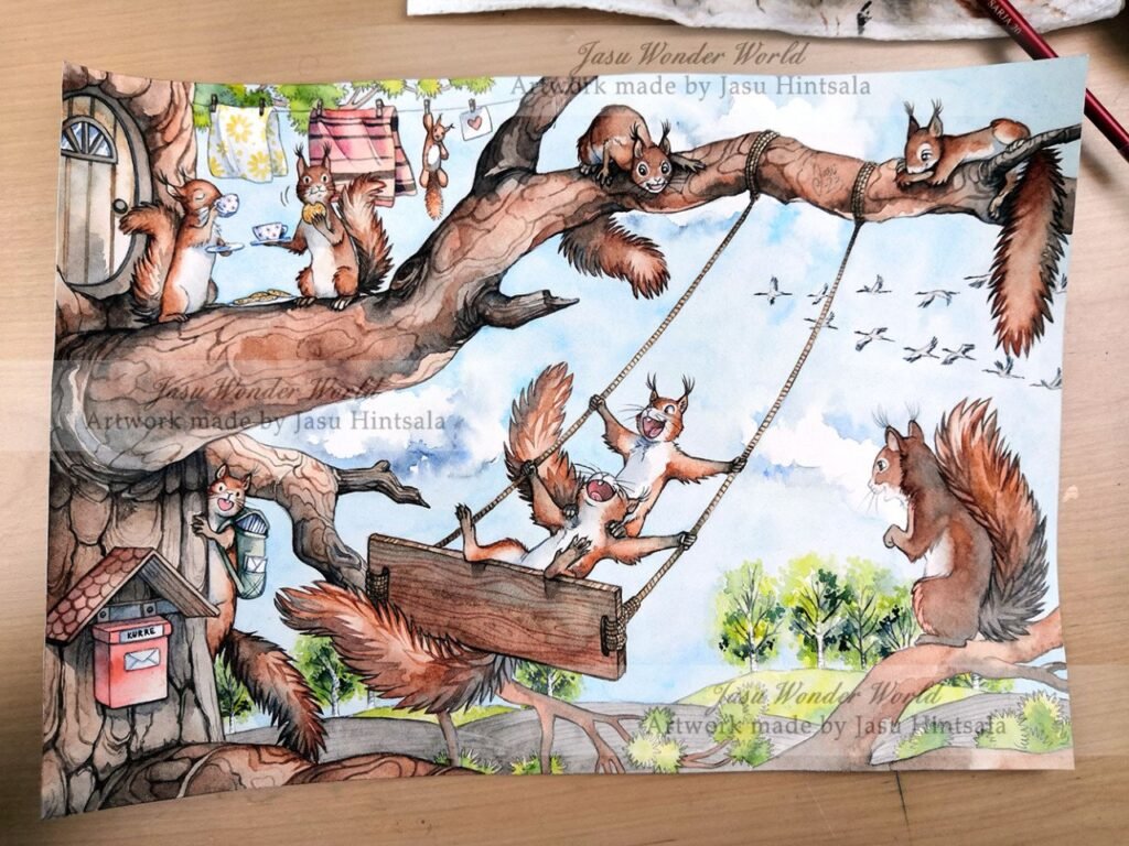 JWW 2024 Calendar - All the Squirrels