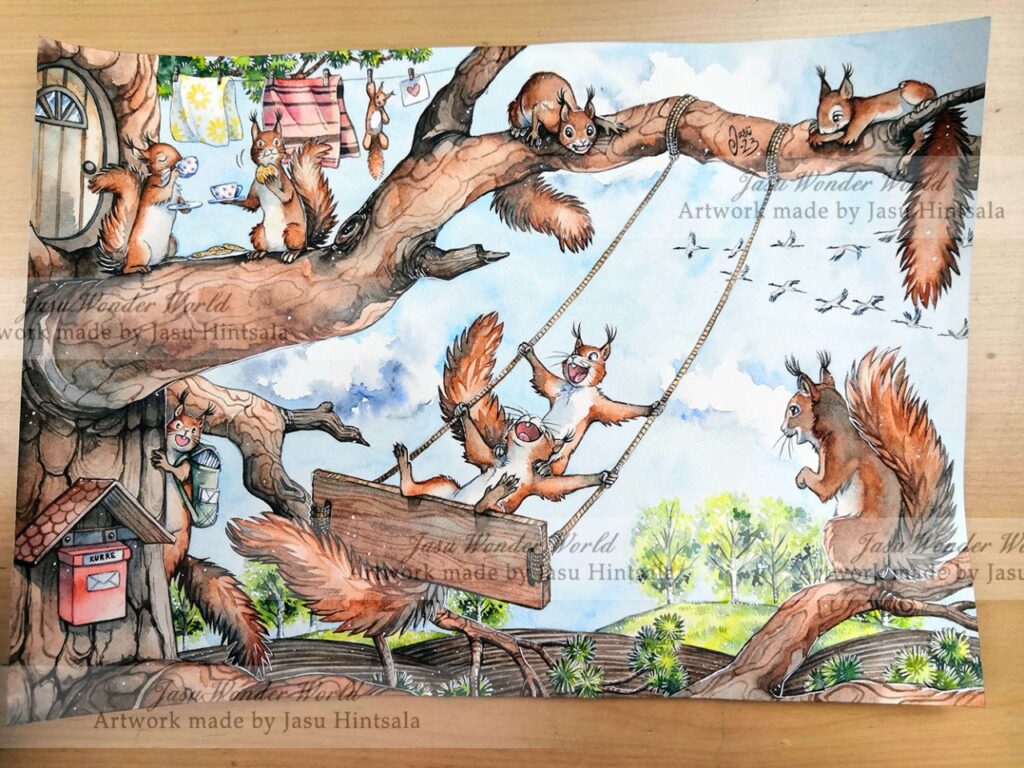 JWW 2024 Calendar - All the Squirrels