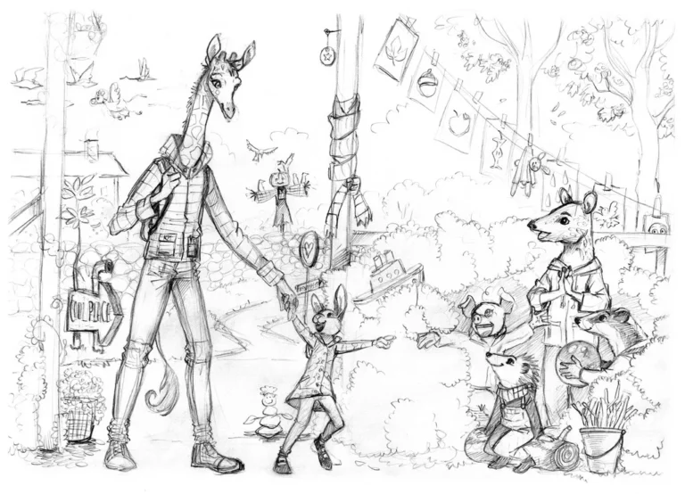 Sketch 13 - Book Illustrations