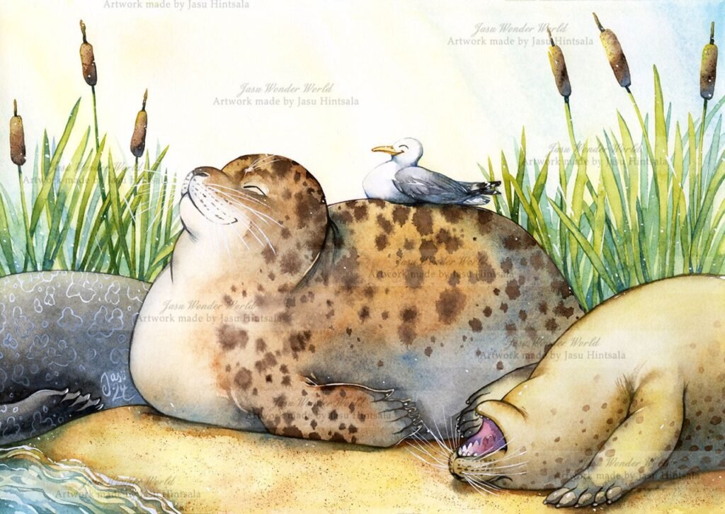 All the Seals! - 2025 Calendar illustrations