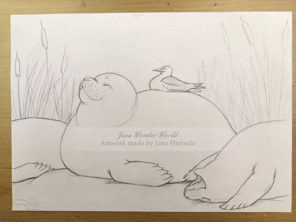 All the Seals! - 2025 Calendar illustrations