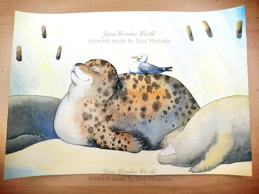 All the Seals! - 2025 Calendar illustrations