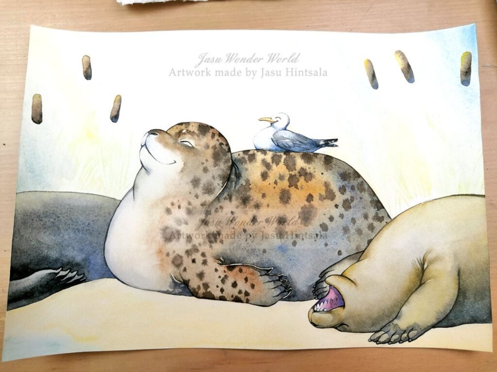 All the Seals! - 2025 Calendar illustrations