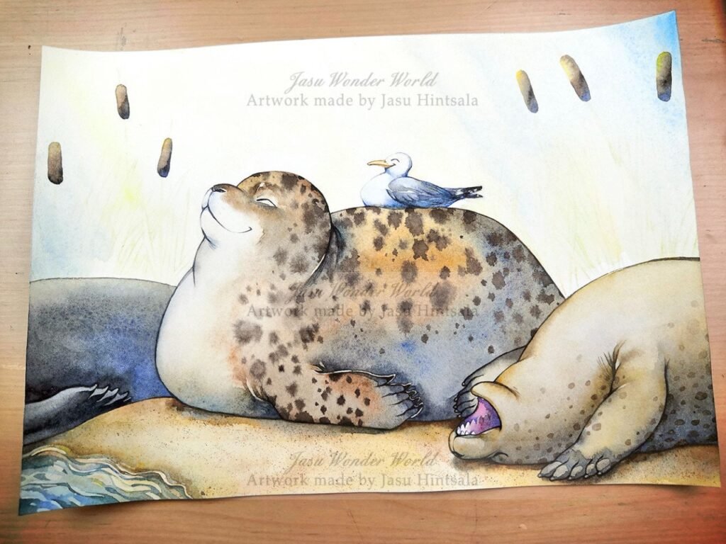 All the Seals! - 2025 Calendar illustrations
